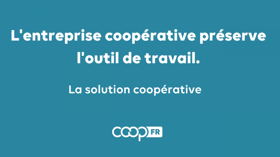 coop préserve outil de travail