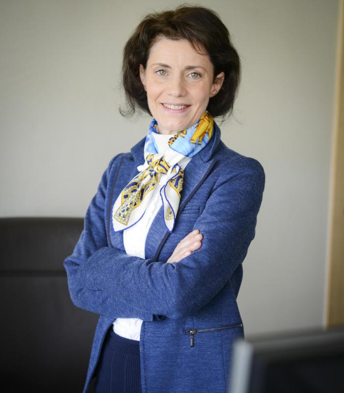 Christine Jacglin, Directrice générale du Crédit Coopératif - Crédit photo : Alain Bujak